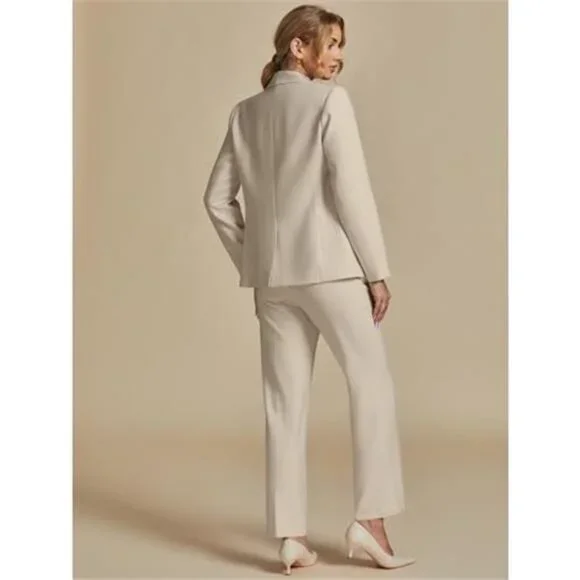 Women's Two Piece Sets Pants Suits Dressy Business Casual Outfits Professional - Picture 2 of 7